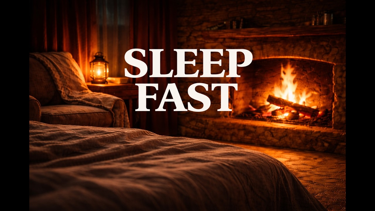 Sleep Fast Tonight 🔥 Cozy Fireplace Sounds (No Music) | Deep Sleep Ambience (2 Hours)