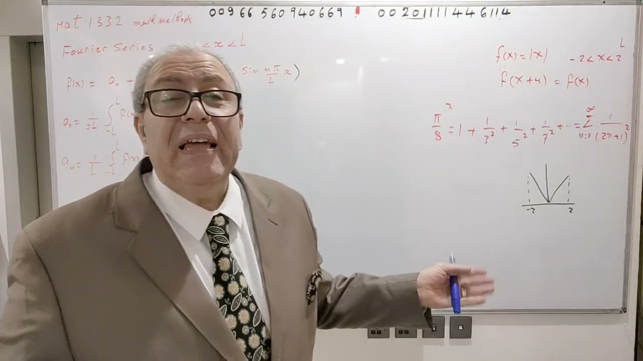 Mat1332Mathematical Methods ,Fourier Series , L1