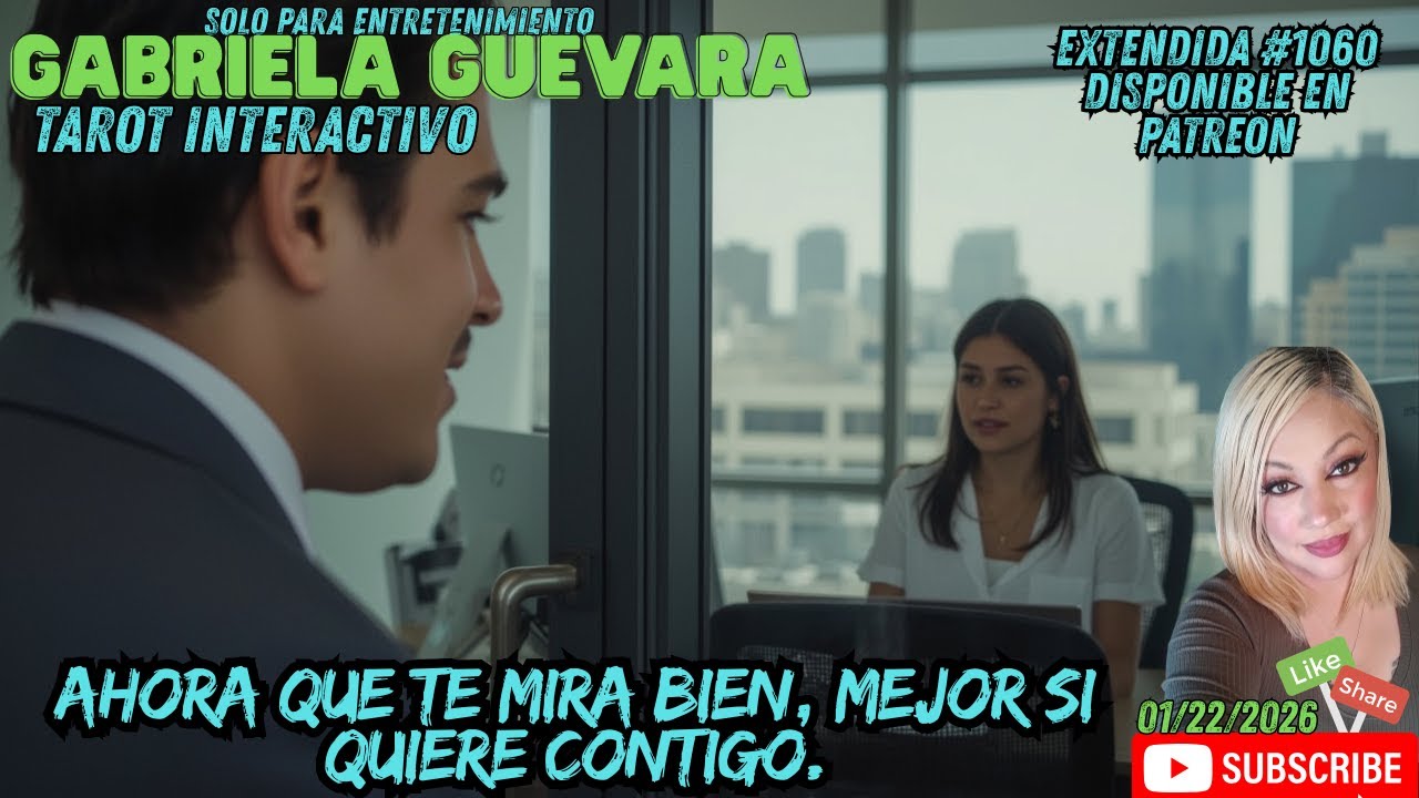 Ahora que te mira bien, mejor si quiere contigo. Tarot. EXTENDIDA #1060