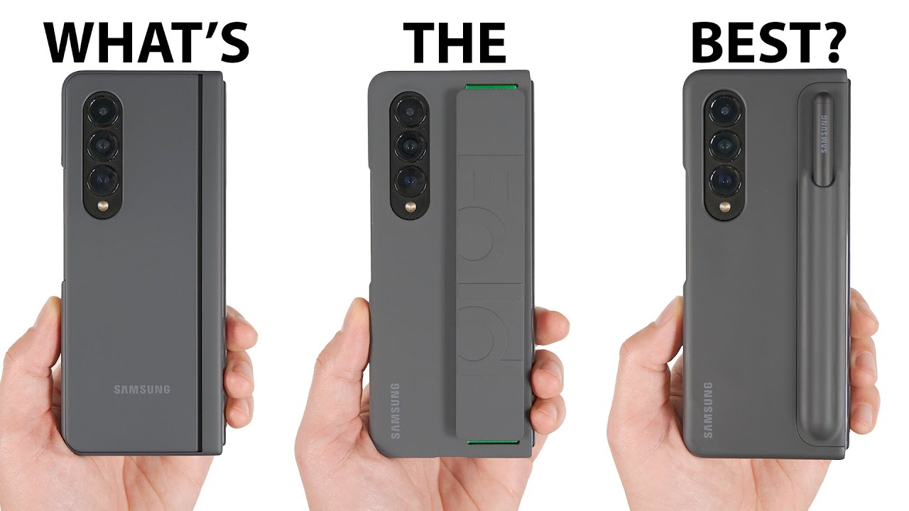 Don't Pick Wrong! Official Galaxy Z Fold 4 Specialty Cases Review!