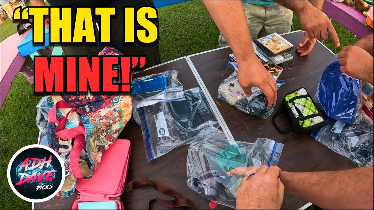 We were all fighting over these video games at the flea market!
