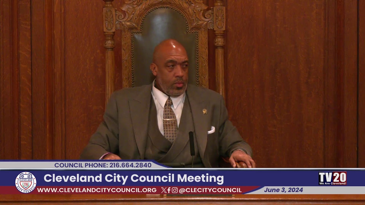 Cleveland City Council Meeting, June 3, 2024
