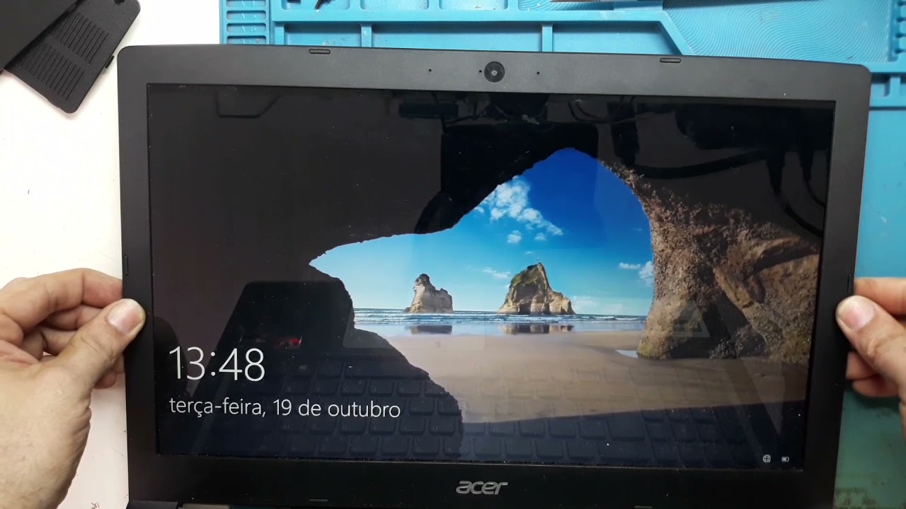 Notebook acer aspire 3 (A315-41) acende led azul e apaga, não liga..  resolvido 🕵️‍♂️