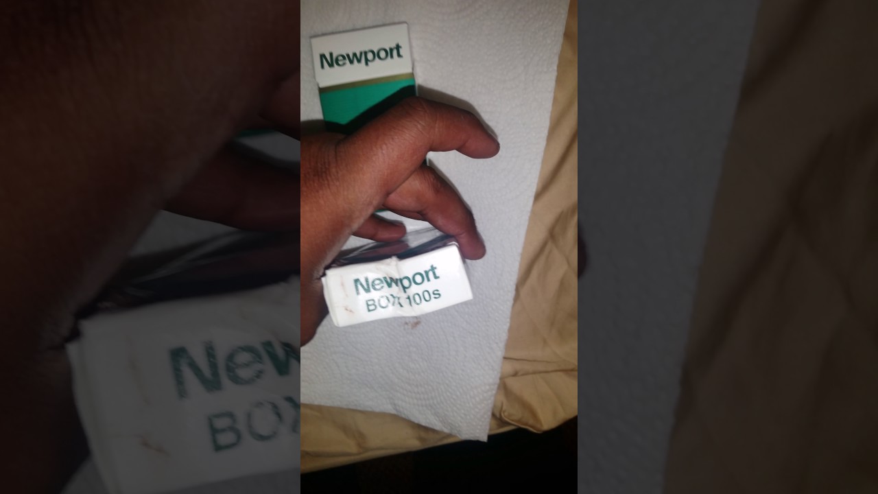 Fake Newport cigarettes