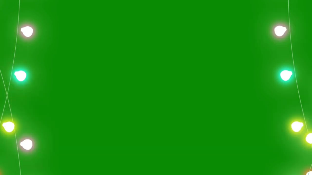 Add MAGIC to Your Videos with Christmas Lights Green Screen Effect!