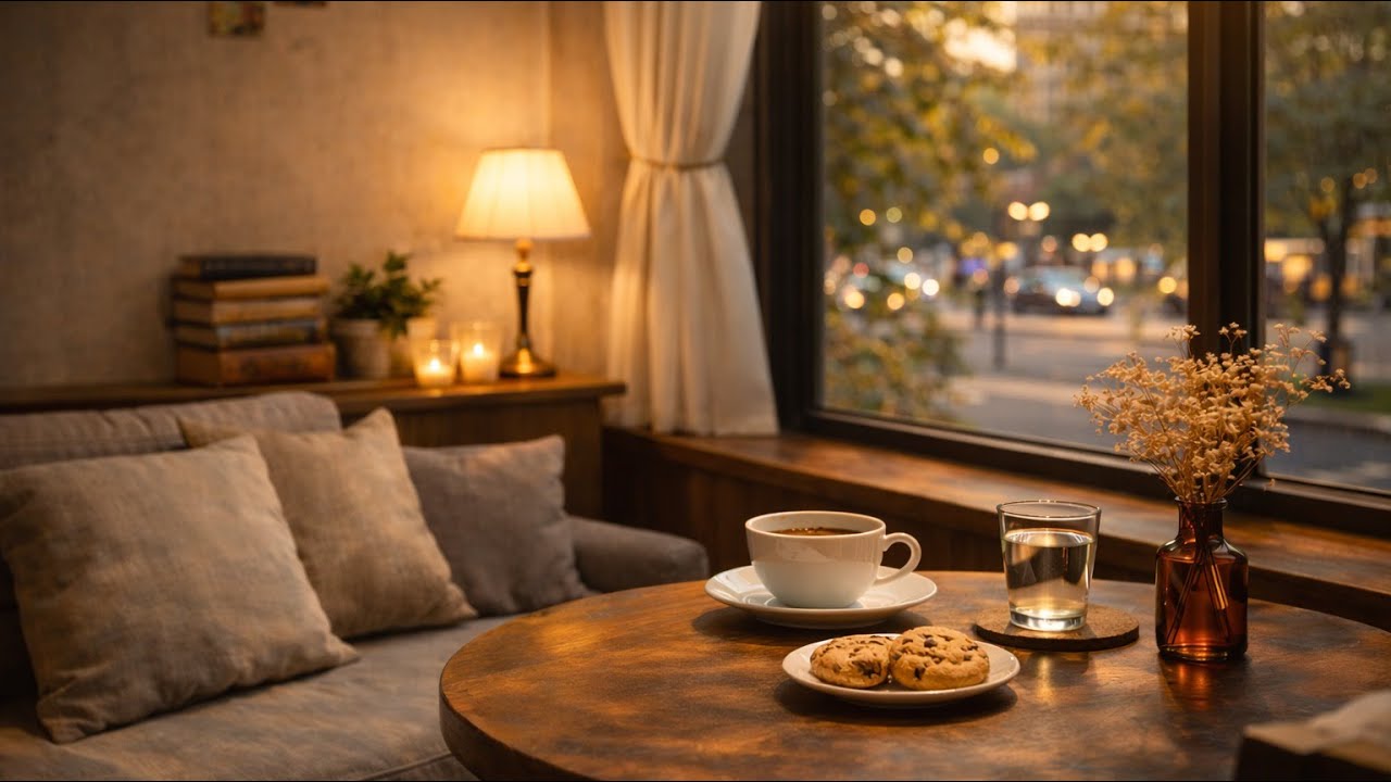 Cozy Cafe Background Music ☕ Warm Indoor Sounds for a Calm Day