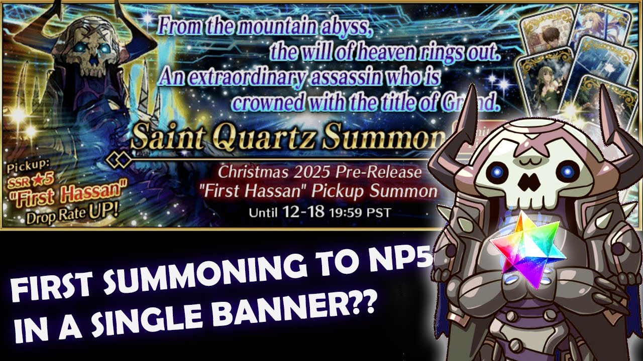 [FGO] Most Ambitious Gramps (First Hassan) Gacha Rolls