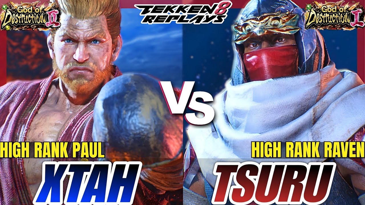 Tekken 8 - Xtah (Paul) vs Tsurugashima (Raven) - Epic Ranked Match