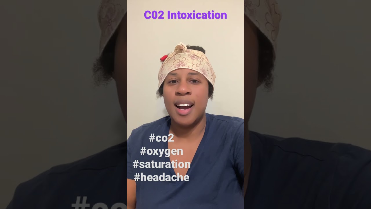 CO2 Intoxication Warning Signs ⛔️#co2 #futurenurse #oxygen #headache #nursing #nursingtips
