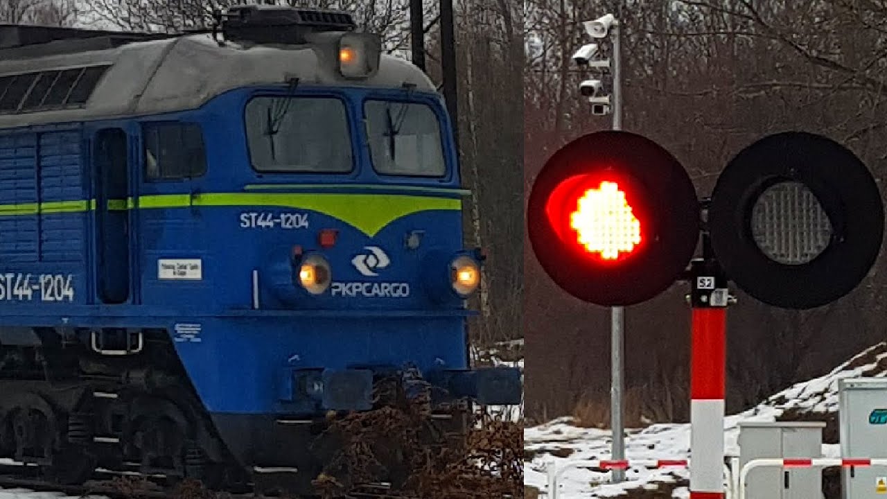 Przejazd kolejowy, Olsztyn ul. Przepiórcza | Polish railroad crossing