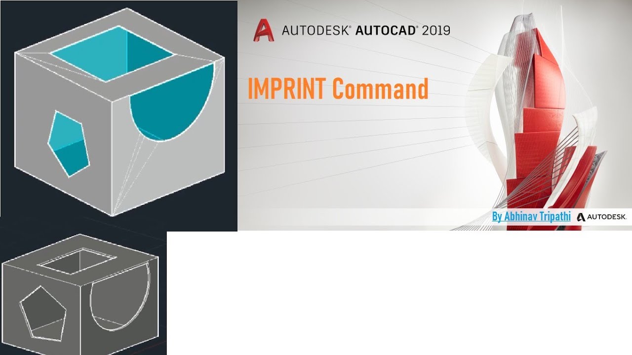What is Imprint Command in Autocad || Design Classes