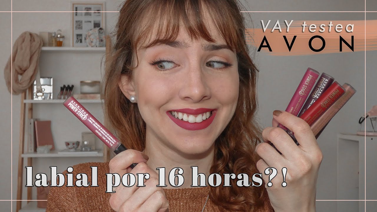 testeando labial de AVON por 16 horas... | #VayTestea Avon PowerStay