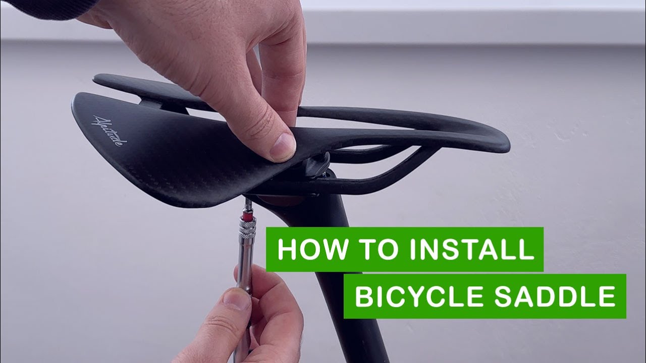 How to Install or Replace a Bicycle Saddle | Alpitude Gardena Saddle