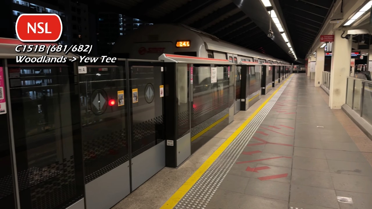 SMRT - KSF C151B (681/682) (Woodlands » Yew Tee)