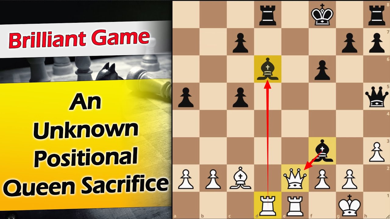 An Unknown Positional Queen Sacrifice | Sjoberg vs Duras 1909