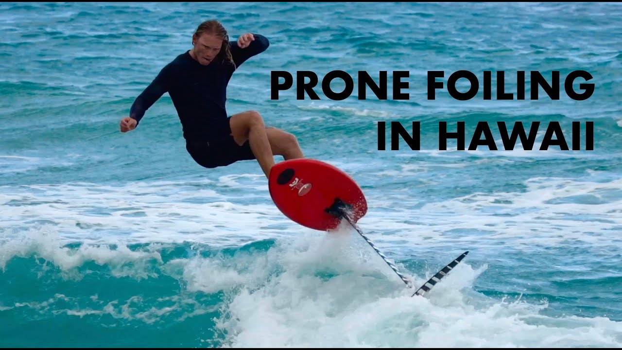 PRONE FOILING SESSION HAWAII with Noah Flegel & Armstrong Foils