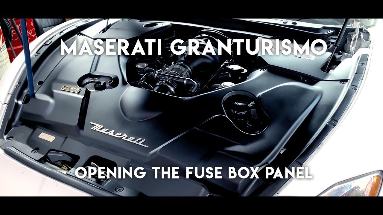 2008 Maserati Granturismo - How to open the fuse box panel/Cigarette port not working