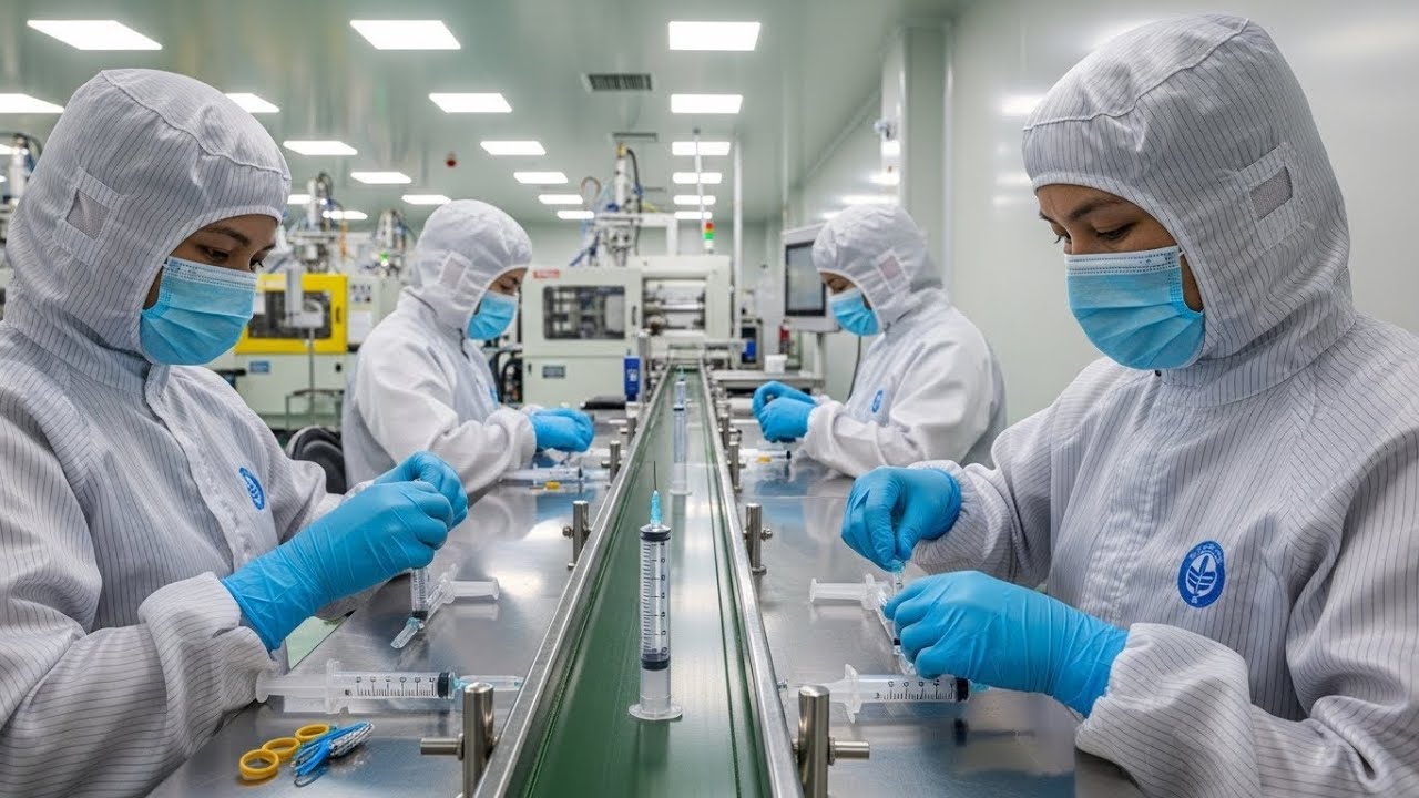 Inside a Million-Dollar Medical Syringe Factory | Complete Manufacturing Process