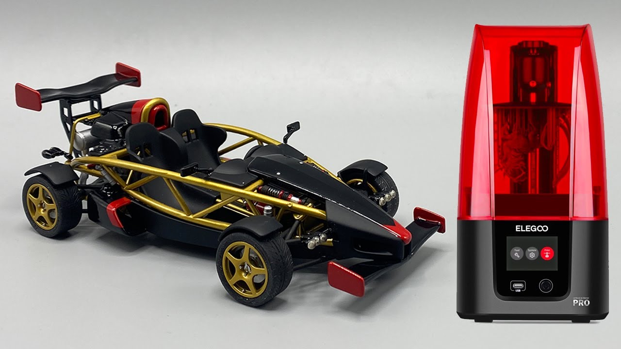 Fully 3D Printing & Building a Ariel Atom V8 Model kit