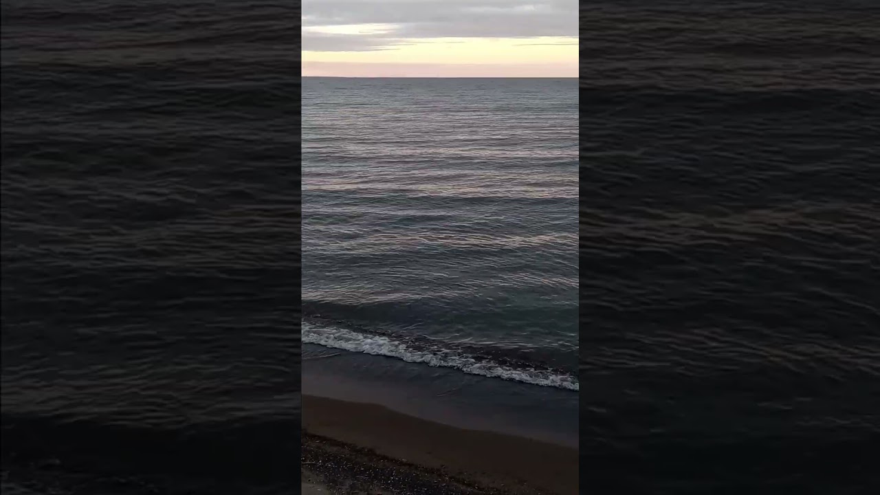 Late fall sun going down. #beach#latefall