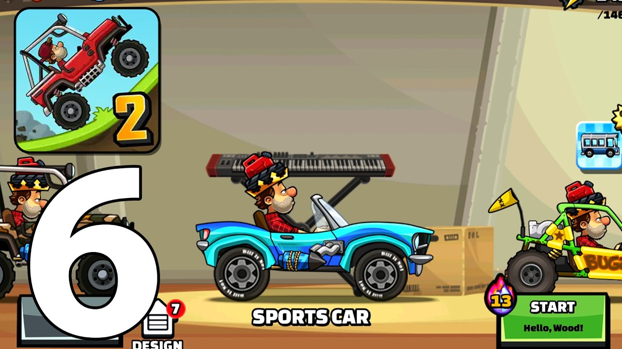 🚗Hill Climb Racing 2 Gameplay Walkthrough Part 6 (iOS, Android)
