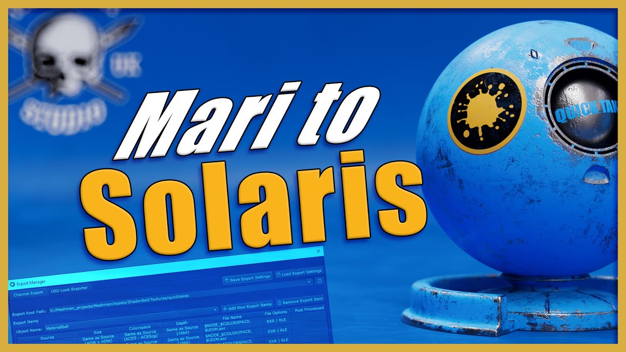 Mari Renderman export to Solaris