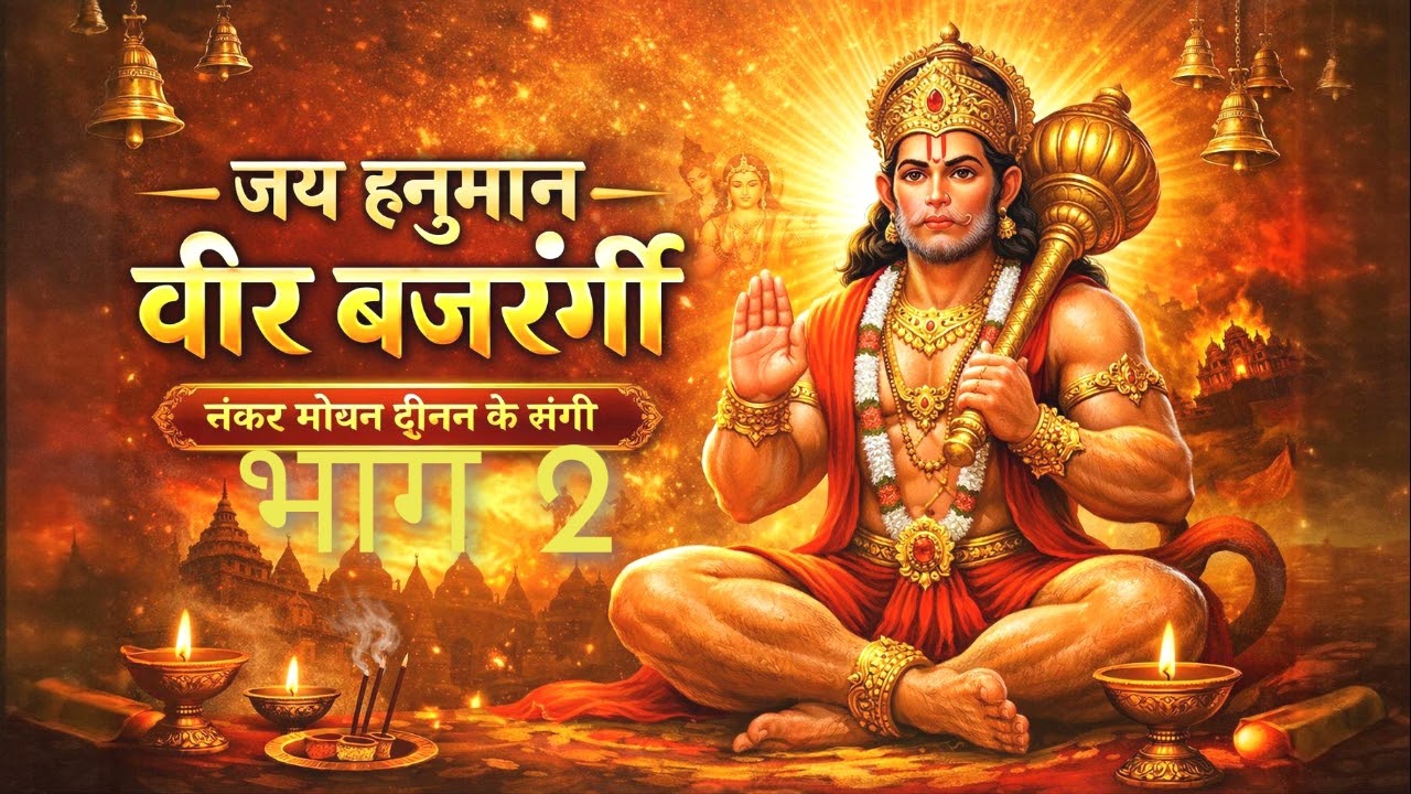जय हनुमान वीर बजरंगी | संकट मोचन हनुमान भजन | Powerful Hanuman Bhakti Song 2026#hanuman