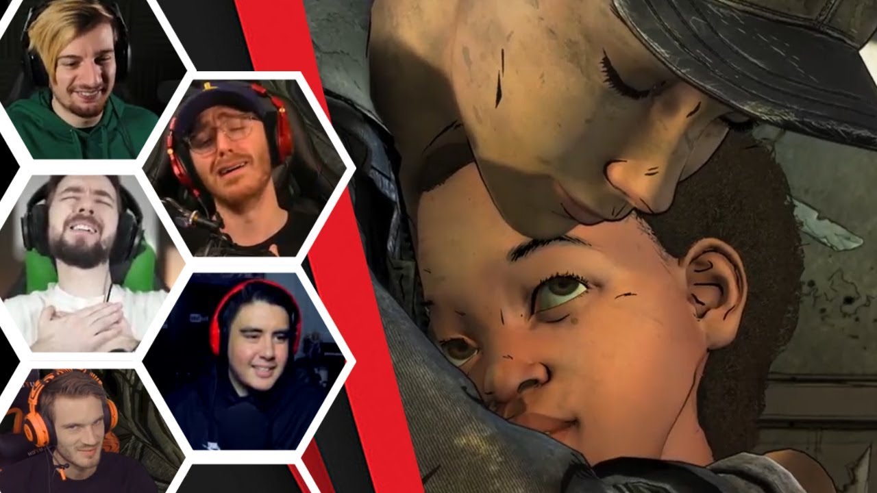 Let's Players Reaction To Playing With And Hugging Aj | The Walking Dead: Broken Toys
