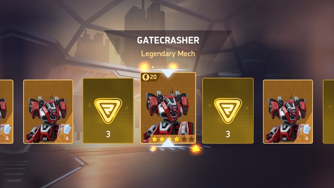 || I GOT GATECRASHER FROM EVENT CRATE RUSH IN MECH ARENA|| LEGENDARY MECH#mecharena #gaming