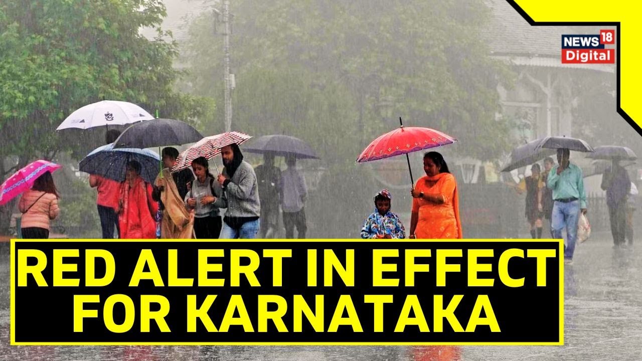 IMD Has Issued Red Alert For Several Karnataka Districts Amid Heavy Rainfall Warning | Karnataka