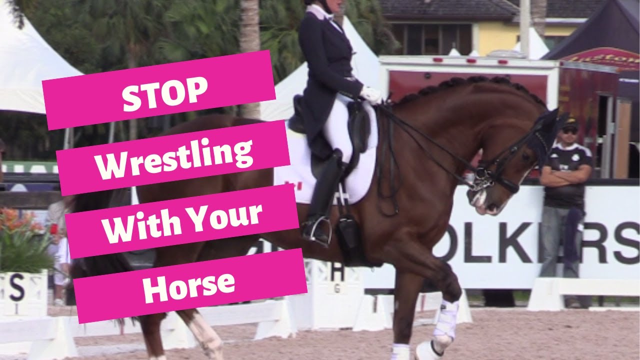 STOP Wrestling Your Dressage Horse Onto The Bit