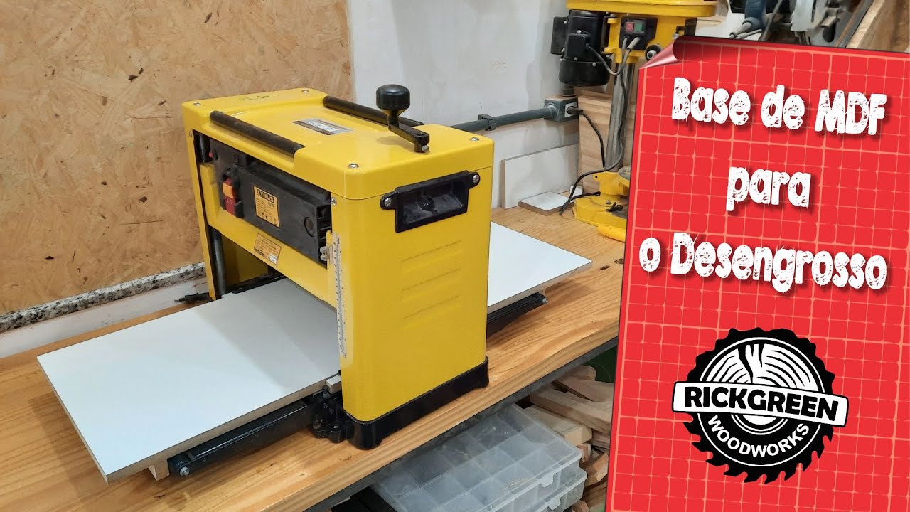 Base de MDF para Desengrosso. Retire as imperfeições do equipamento Lynus PDL-1300.