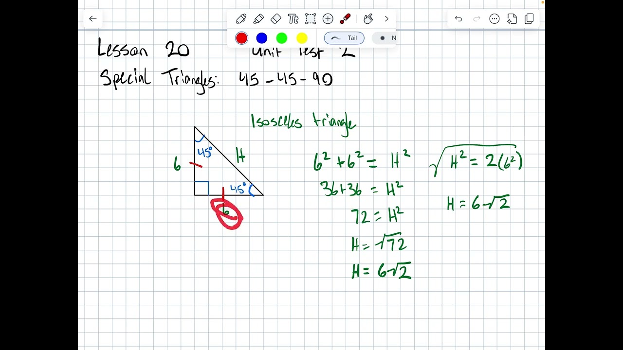 Math U See Geometry Lesson 20