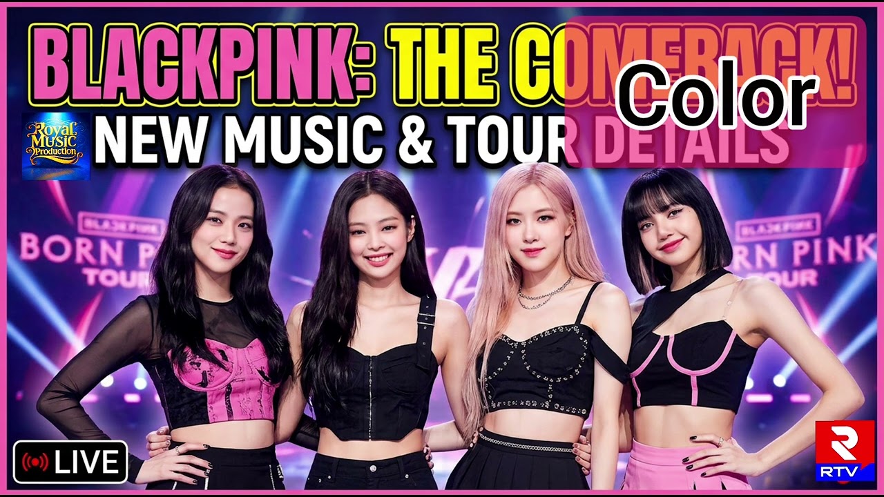BLACKPINK K-pop | Color | English Song | Royal Music Production 