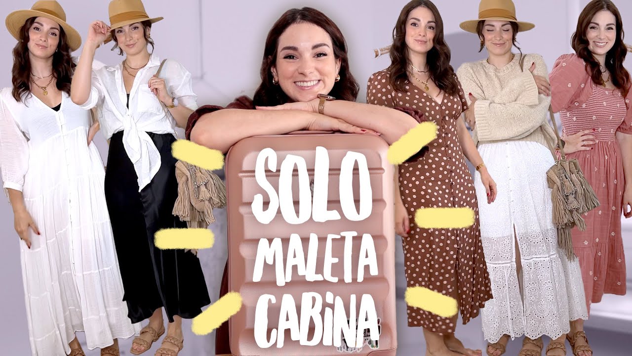 Una semana solo con maleta de cabina | Consejos y outfits