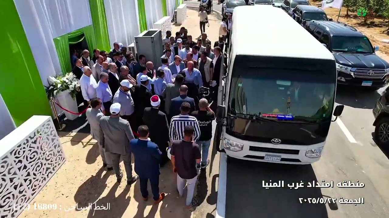 افتتاح منطقة امتداد غرب المنيا ضمن المشروع القومي لتنمية المليون والنص مليون فدان