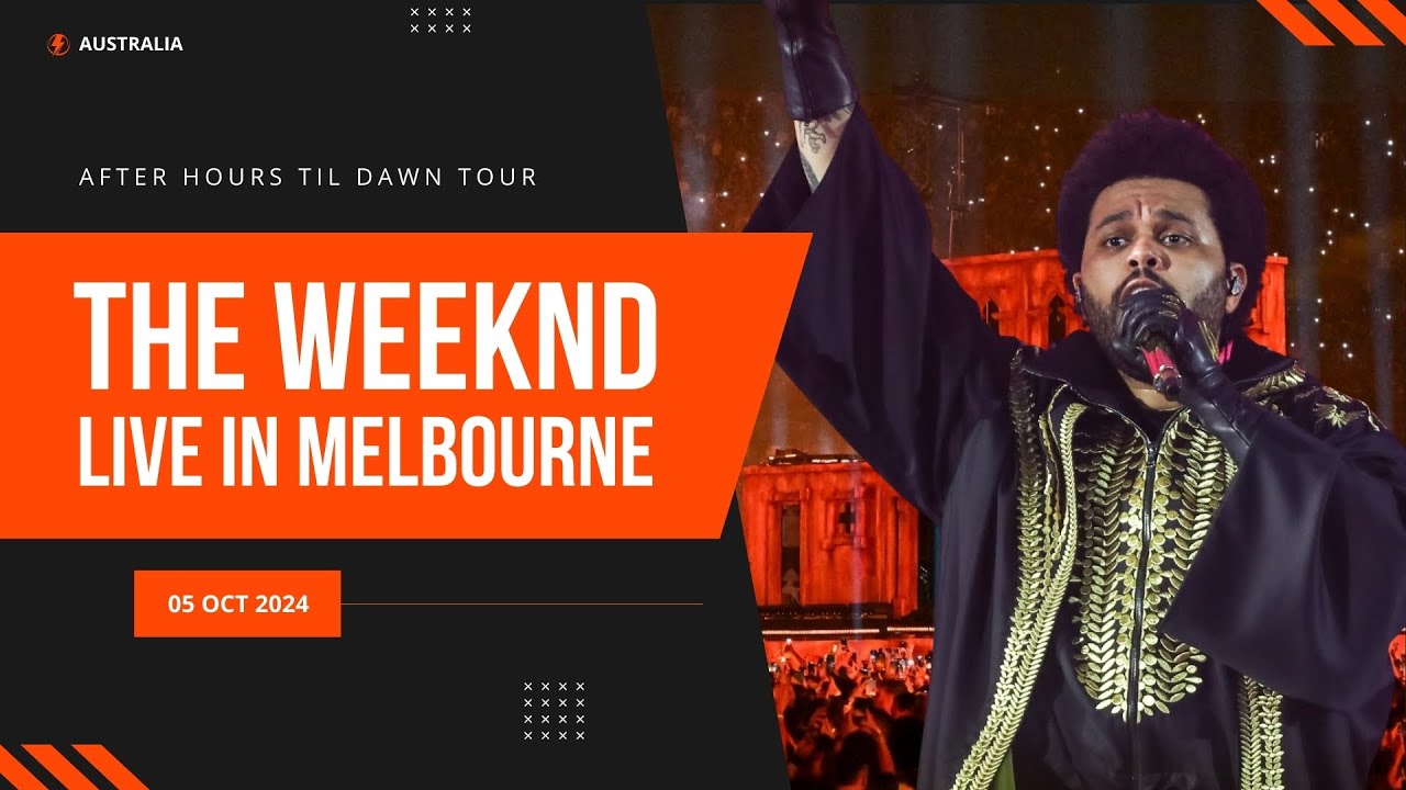 The Weeknd - Intro / The Crowd (Live in Melbourne, Australia 2024)