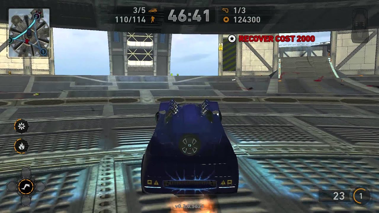 Carmageddon: Reincarnation - City Arena (Electric Blue) [HD] (Stainless Games) (2014) (Pre Alpha)