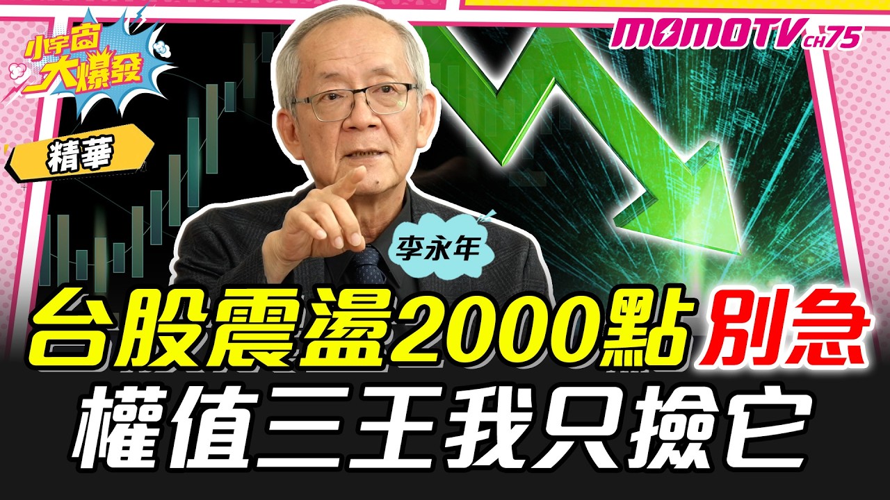 台股震盪2000點 別急 權值三王我只檢它 ft. 李永年【 小宇宙大爆發 】