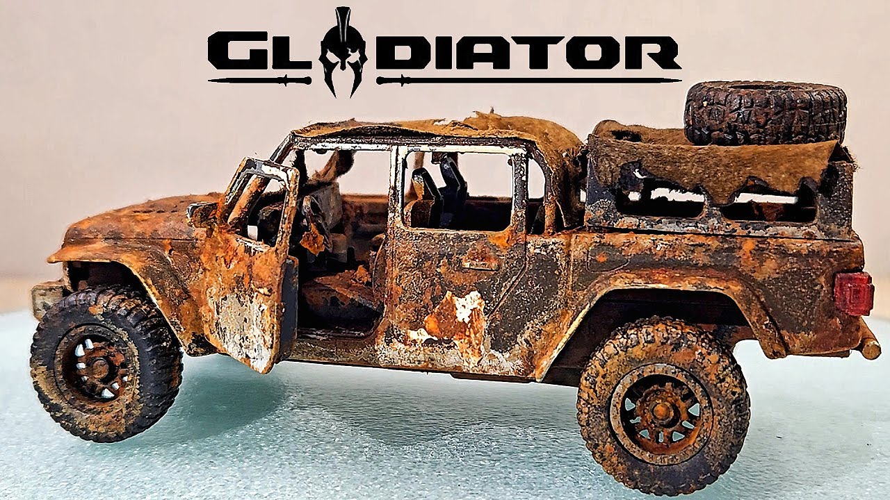 Abandoned Jeep GLADIATOR The Desert Beast / Restoration Damaged Jeep Rubicon Complete Process