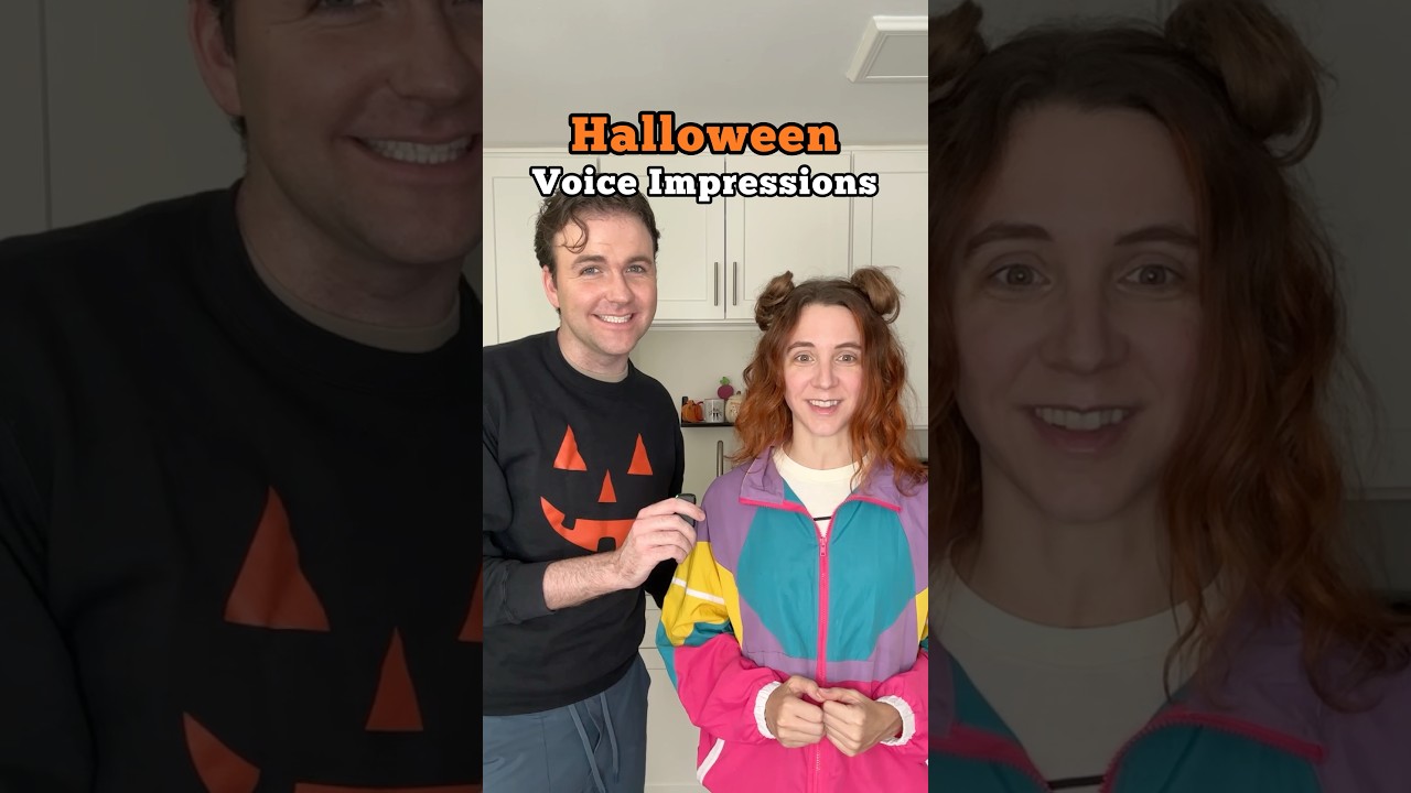 Halloween Voice Impressions (w/ @thekatcurtis) 🎃