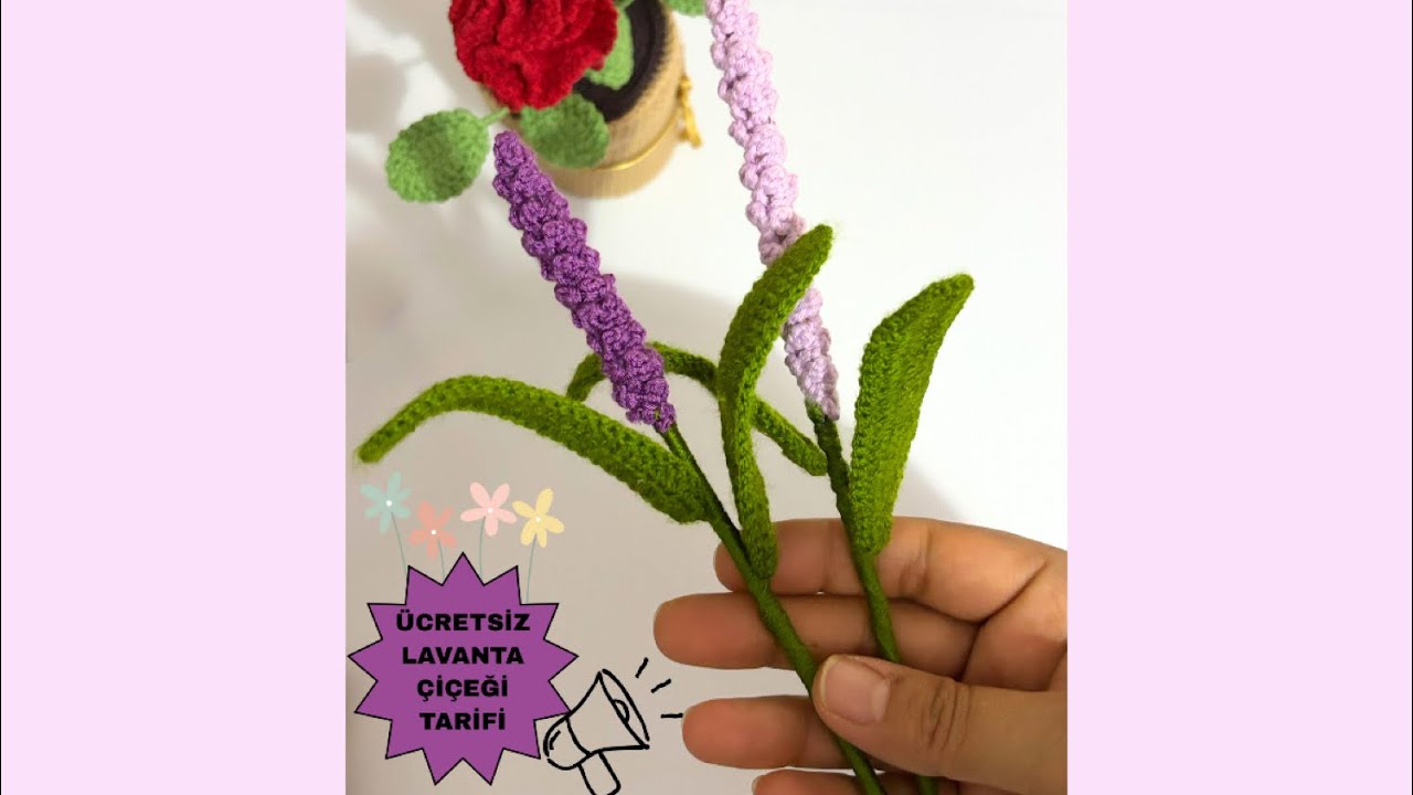 Ücretsiz Lavanta Çiçeği Tarifi | Adım Adım Yeni Başlayanlara Uygun 🪻🪻🪻