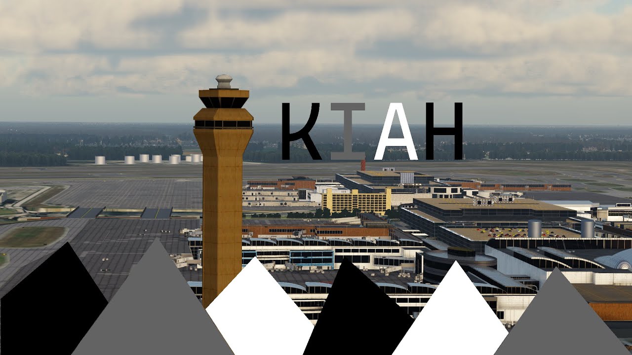 Houston George W. Bush Intercontinental Airport - X-Plane 12 - AeroX Simulations