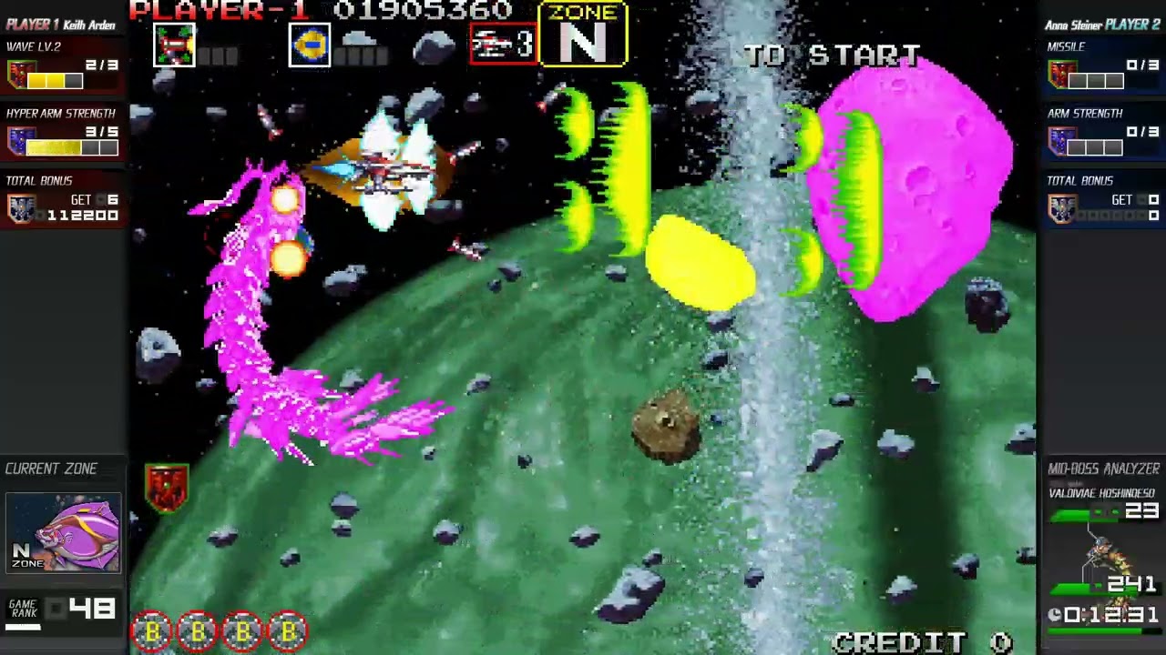 [コズコレ] ダライアス外伝 連射無し HYSTERIC EMPRESS ノーミスクリア