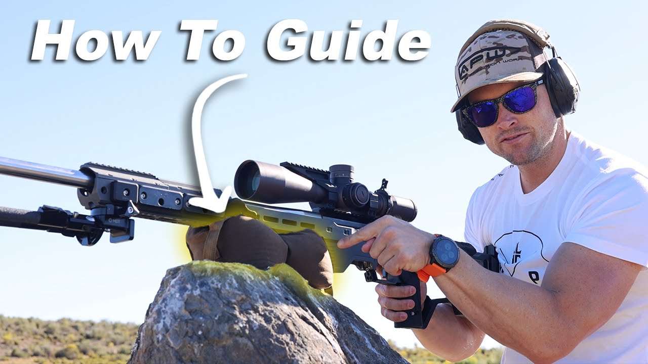 How To Use A Front Support Bag In Precision Rifle