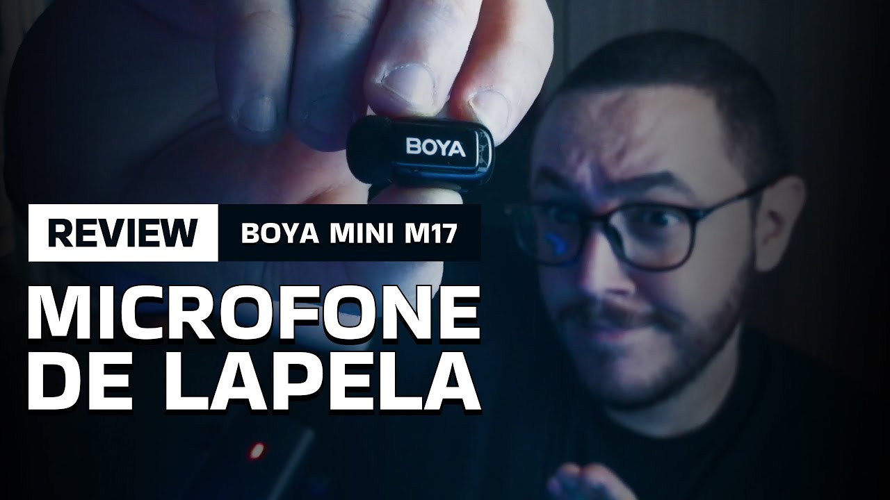 Microfone de Lapela - Review: BOYA MINI M 17 - Teste e Análise