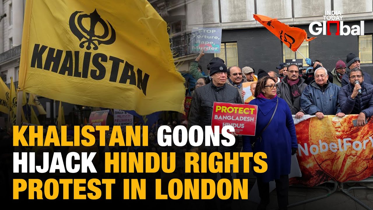 Khalistani Groups Disrupt London Protest Highlighting Killings Of Hindus In Bangladesh