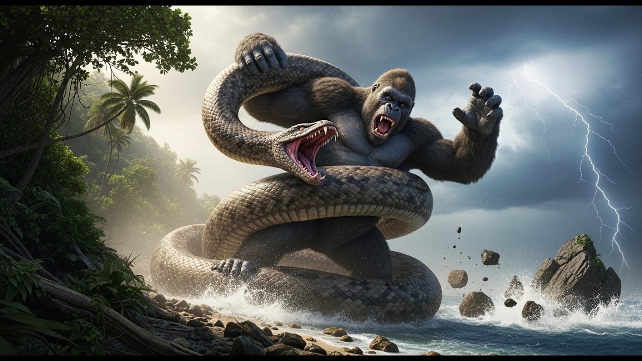 Kong’s Deadliest Battle on Skull Island | The Rise of the Skullcrawler