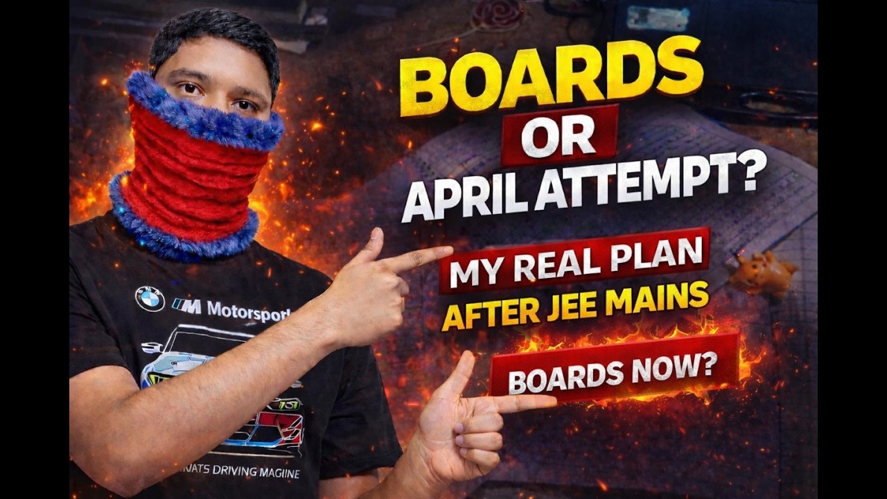 JEE Mains Is Over… Now What? 😵‍💫 Boards vs April Attempt 💥