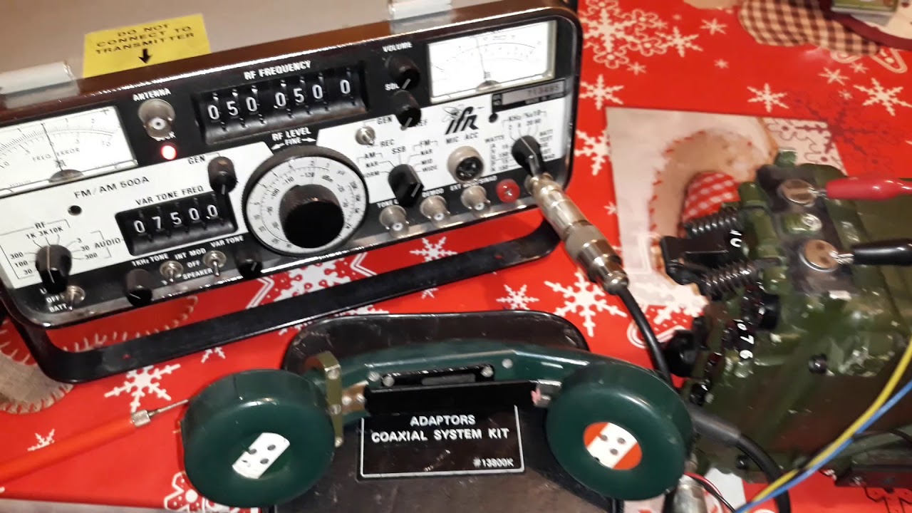 Test sensitivity in rx RTX Clansman RT351